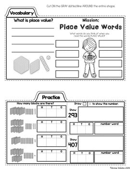 Place Value Math Tab-Its®  (Free)