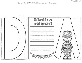 Veterans Day Flip Flap Book® | Distance Learning