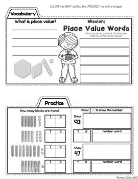 1st Grade Math Tab-Its® | Distance Learning