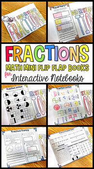 Math Interactive Notebook Minis Flip Flap Book® | Distance Learning