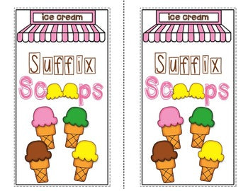 Suffixes Tab-Its® Scoops | Distance Learning