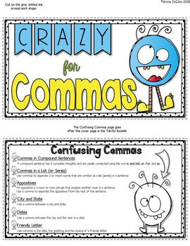 Commas Tab-Its® | Distance Learning