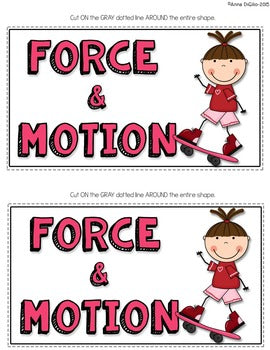 Force and Motion Tab-Its® | Distance Learning