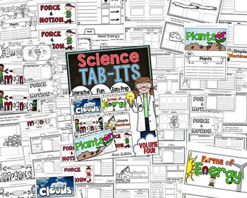 Science Interactive Notebook Tab-Its® MEGA Bundle | Distance Learning