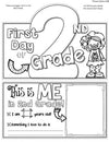 First Day of 2nd Grade Tab-Its® | Distance Learning