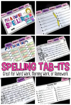 Spelling Tab-Its® Volume 1 | Distance Learning
