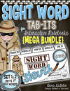 Sight Word Sleuth Tab-Its® (Bundle)