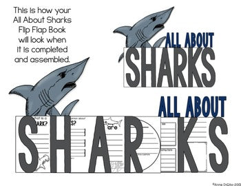 Sharks Flip Flap Book® | Distance Learning