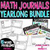 2nd Grade Math Journals Yearlong BUNDLE