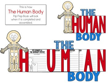 The HUMAN BODY Flip Flap Book® | Distance Learning