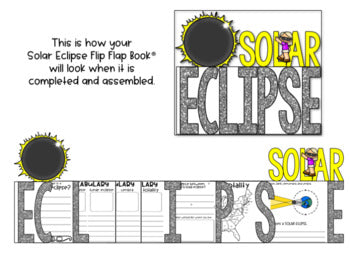 Solar Eclipse Flip Flap Book® (Free)