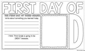 Back to School Flip Book  Writing Activity for 1st-3rd Graders