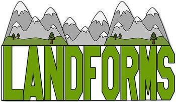 Landforms and Water Flip Flap Book® | Distance Learning