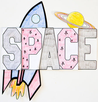 Space and Moon Flip Flap Book® | Distance Learning