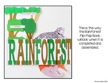 Rainforest Flip Flap Book® | Distance Learning