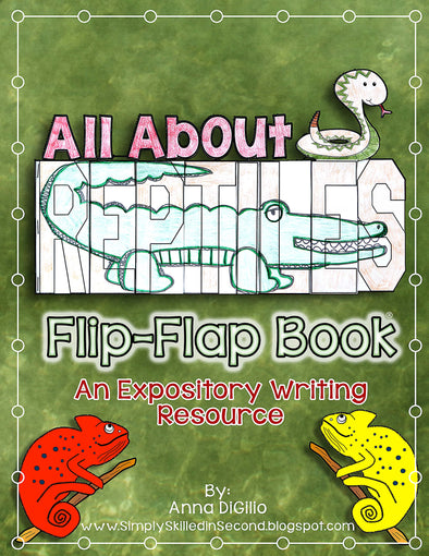All About Reptiles Flip Flap Book® | Distance Learning