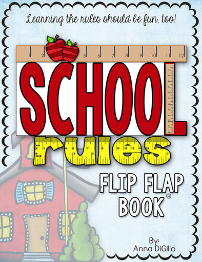 School Rules Flip Flap Book® | Distance Learning