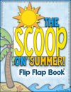 The Scoop on Summer Flip Flap Book®  (Free) | Distance Learning